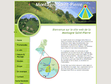 Tablet Screenshot of montagnesaintpierre.org